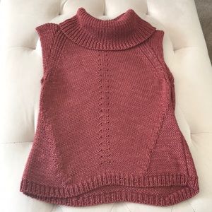 Burgundy Brushed w Rose Gold Sweater